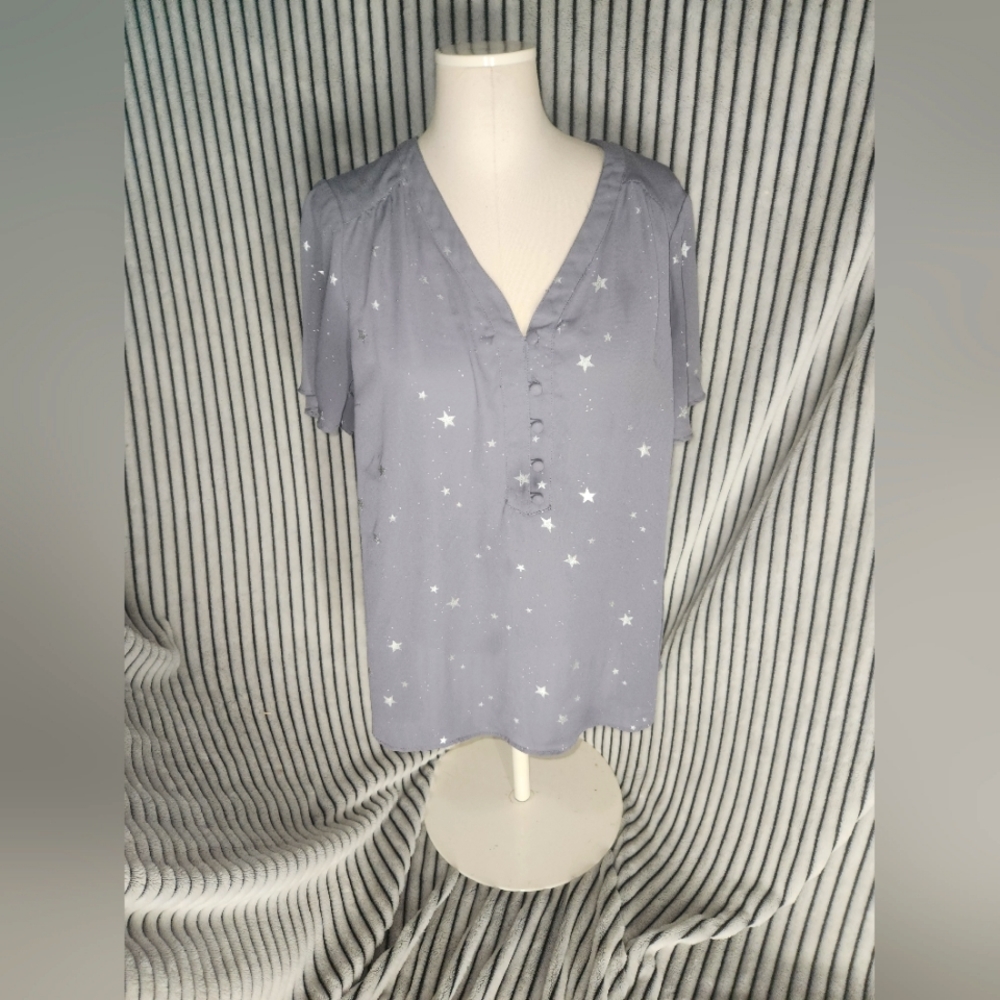 Torrid Georgette Button Placketblouse Size 00 (Ou… - image 5